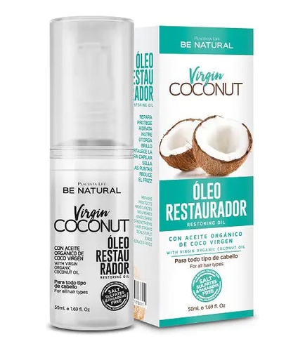 Aceite Virgin Coconut Be Natural 50ml