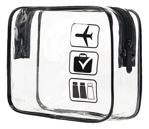 Mox 3 Bolsa De Maquillaje Transparente, Bolsa Cosmética
