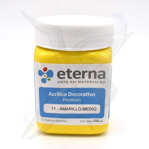 Acrilico - Eterna 250 Cc Amarillo Medio - Xion Store