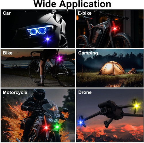 Luces Estroboscópicas Led Inalámbricas Con Control Remoto
