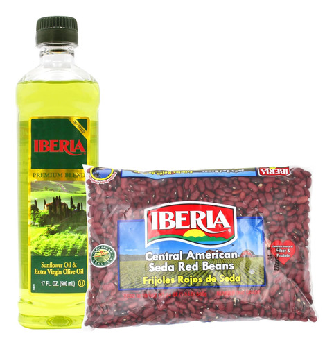 Iberia Aceite Oliva/girasol 500ml Frijoles Rojos Seda 680g