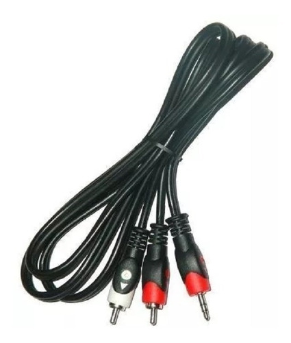 Cable De Audio 1.8 Mts Mini Plug 3.5mm A 2 Rca Gralf Premium