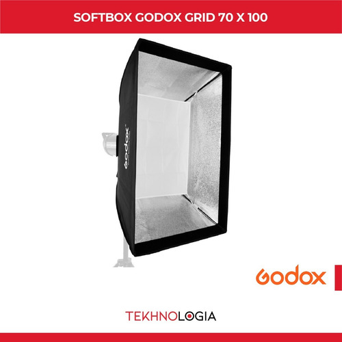 Imagen 4 de 9 de Softbox Grid 70x100 Godox Montura Bowens Visico Microce