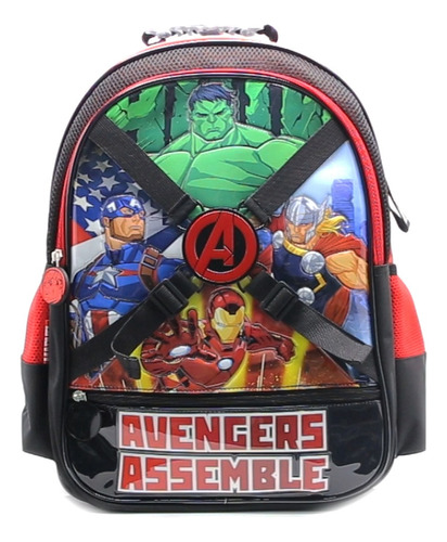 Mochila Escolar Cresko Avengers Marvel 18p Espalda