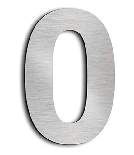 Numeros De Acero Inoxidable 10cm Metal Casas 1mm 1unidad