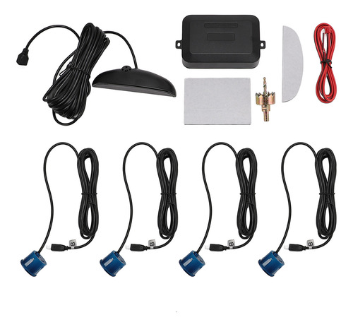Sistema De Sensor De Marcha Atrás Para Coche, 4 Sensores, Pa