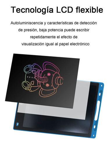 10 Pizarra Mágica Lcd Niños Tableta Multicolor 10'' Mayoreo