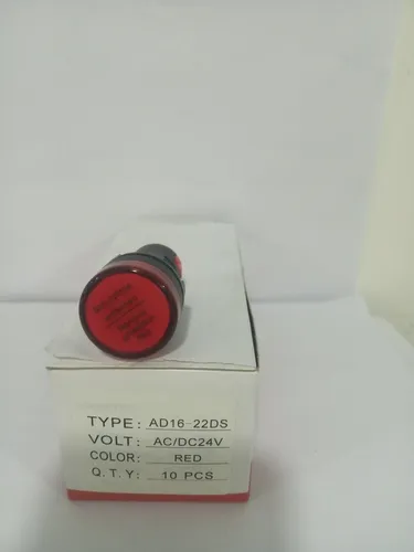 Luz Piloto Rojo 22mm 24v