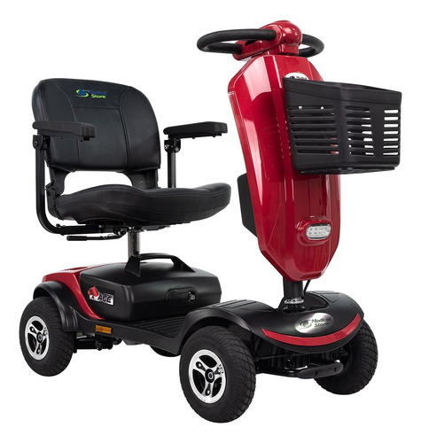 Silla De Ruedas Electrica Scooter Desarmable 4 Ruedas Lujo