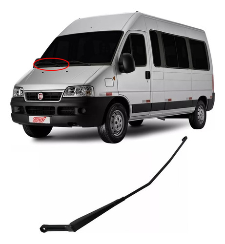 Braço Limpador Parabrisa Fiat Ducato Lado Passageiro Novo Nf