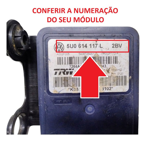 Modulo Abs Freio Vw Voyage Saveiro Gol G7 G8 2017 2020 1.6
