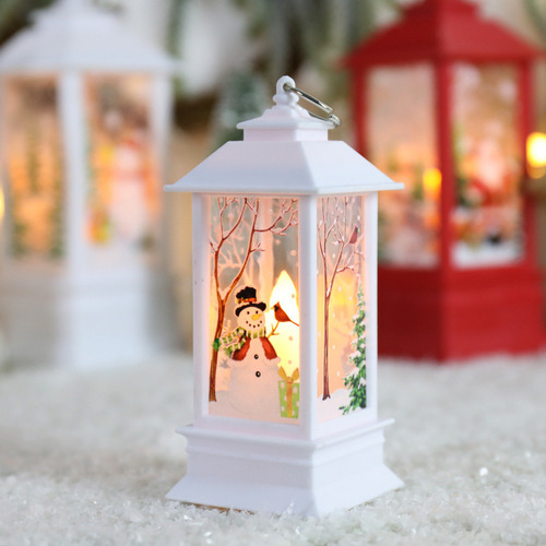 Luces De Navidad Linterna De Vela Con Luz Led, Faro De Noche