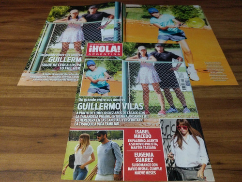 Guillermo Vilas * Tapa Y Nota Revista Hola 225 * 2015