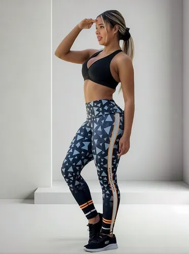 Leggins Leguis Lycra Suplex Deporte Gym Abdomen Mujer Estamp