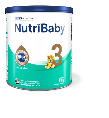Leche Nutribaby 3 Premium + De 12 Meses 800gr Nutri Baby