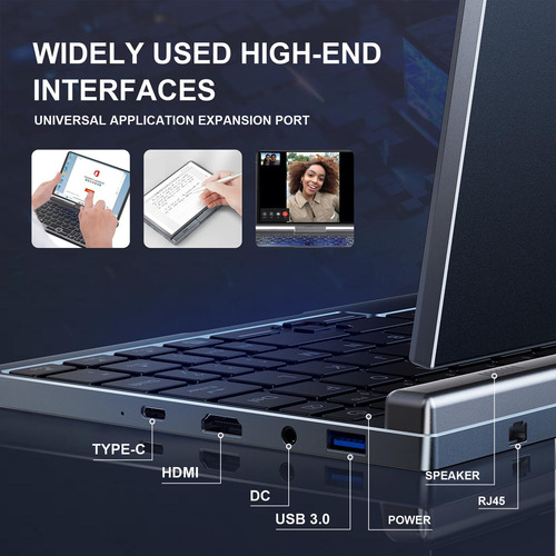 2 In 1 Portable Laptop Kooforway Mini Laptop 8 Inch Windows