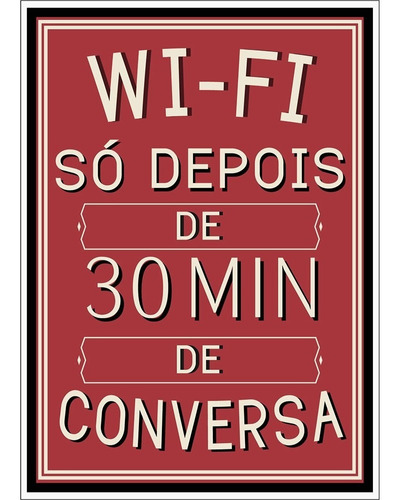 Adesivo De Parede Wi-fi Só Depois De 30 Min