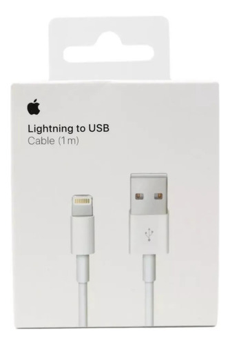 Cable Lightning 1m Apple  / iPhone 5 6 7 8 X 11 iPad