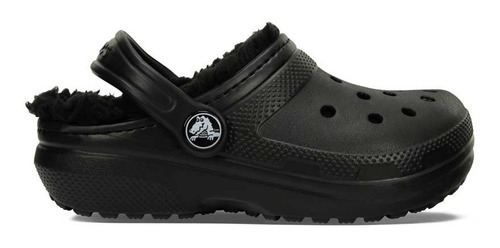 Crocs Classic Lined Clog Kids Black 