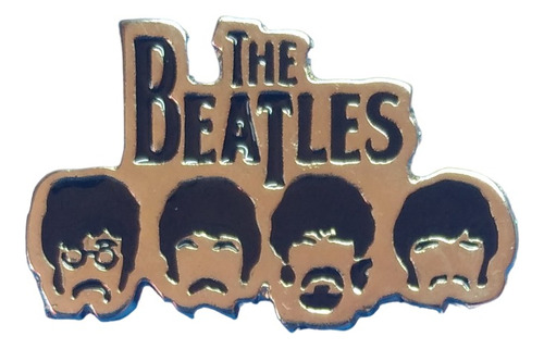 The Beatles Prendedor Metálico Banda De Rock Tipo Pin Broche