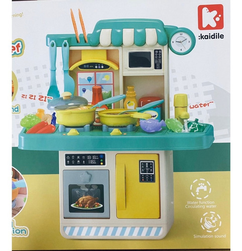 Imagen 2 de 4 de Cocina De Juguete Para Niños 23 Pcs