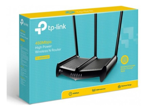 Router Wifi Rompe Muros Tplink Wr941hp Alta Potencia Fibra