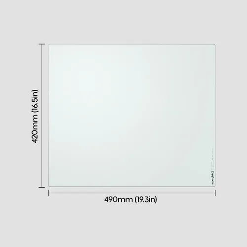 Mousepad Gamer Pulsar Superglide V3 Glass Xl White - 49x42cm