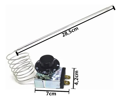 Termostato Robertshaw P Fritadeira Macom Fre9-90- 50 A 300ºc (Usado)