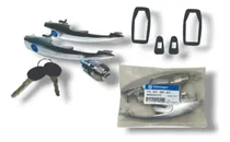 Comprar Kit Manijas Puerta Cromadas + Cilindro Y Hules Vw Vocho 1977