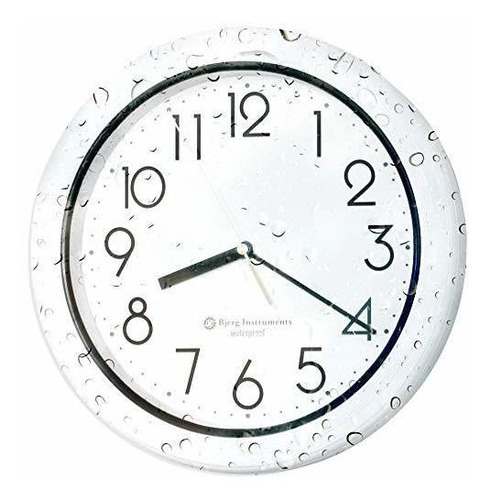 Bjerg Instruments - Reloj De Pared Sellado Impermeable A Pru