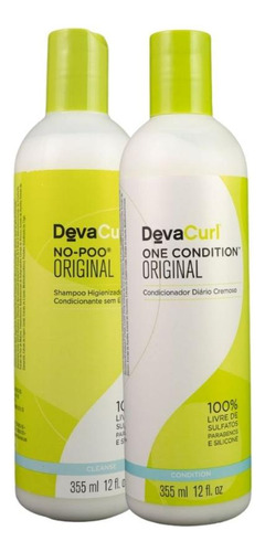 Devacurl No-poo Original Kit Shampoo E Condicionador 355ml