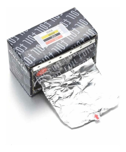 Caja De Papel Aluminio Para Remover Esmalte Permanente