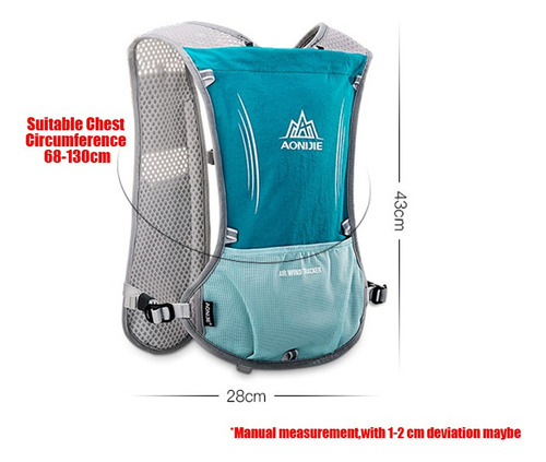Aonijie Premium Reflective Chaleco Deportivo Botella De Agua