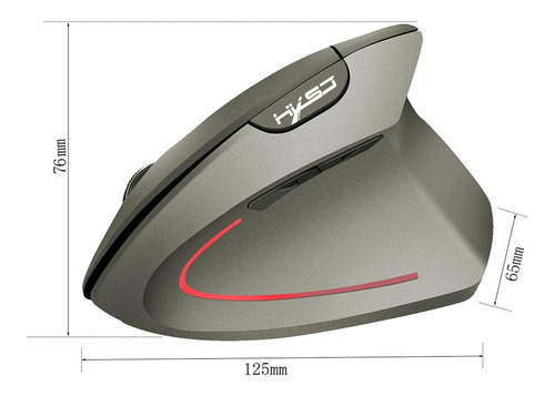 Hxsj Ratón Inalámbrico Vertical Ratón Ergonómico Recargable