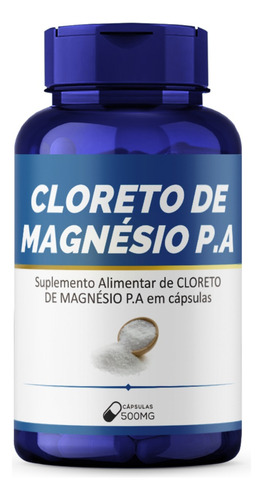 Cloreto De Magnésio 120 Cápsulas Com 250mg Biovittas Sabor Sem Sabor