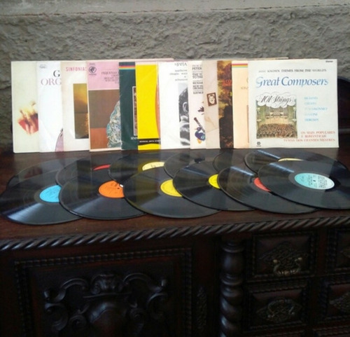 Imagem 2 de 9 de Lp Vinil Lote Melhores Orquestras Do Mundo 12 Bom Estado./40