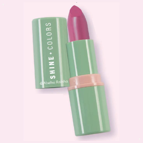 Batom Rosa Orquídea Abelha Rainha Matte Fps 15 Textura Macia