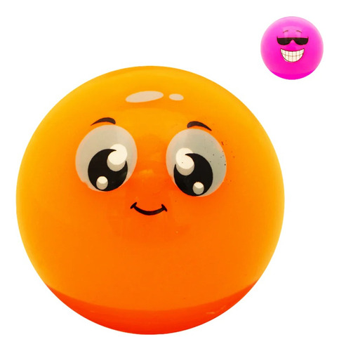 Bocha De Hockey Emoticón Simbra Naranja