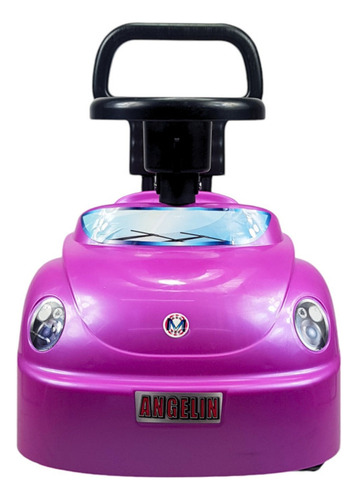 Montable Correpasillos Para Niños 57 Cm Seguro Anticaidas Color Morado