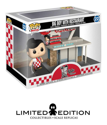 Funko Pop Icons Bobs Big Boy With Restaurant 22 Towns