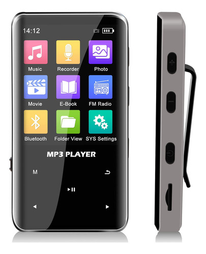 Reproductor De Mp3 Bluetooth Porttil Con Clip, Mini Reproduc