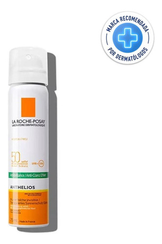 Protector Solar La Roche-Posay Anthelios Anti-Shine Spray 50 SPF Control De Brillo 75 mL Para Pieles Sensibles