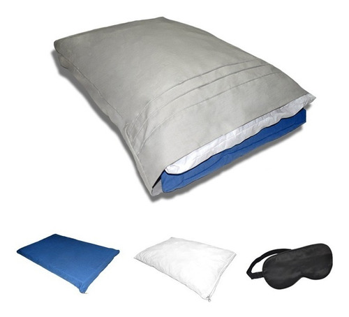 Almohada Personalizada 2 En 1 - Memory Foam + 1 Antifaz 