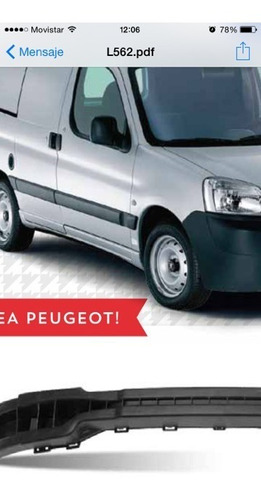 Alma Paragolpe Delantero Peugeot Partner 2010