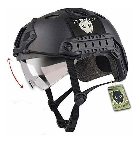 Atairsoft Pj Type Tactical Multifuncional Fast Casco Con Vis