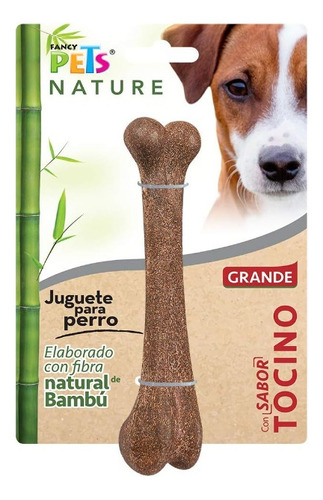 Fancy Pets Juguete Para Morder Sabor Tocino Tamaño Grande