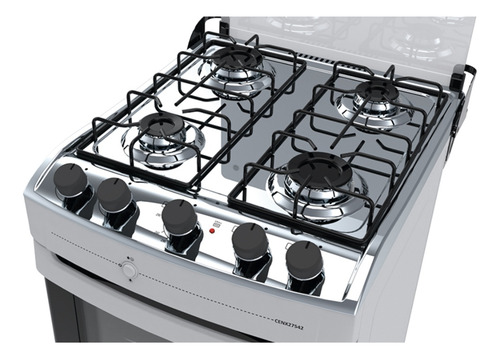 Imagen 5 de 9 de Cocina A Gas Enxuta Cenx27542w Con Grill Electrico