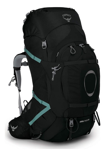 Osprey Ariel Plus 85l Mochila Mochilera Mujer, Negro, Wxs/s