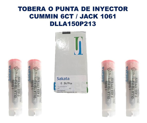 Tobera O Punta Inyector Cummins 6ct, Jac 1061 Dlla 150p213