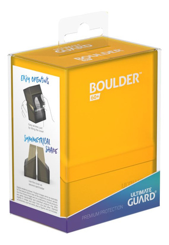 Ultimate Guard Boulder 60+ Premium Protection Yellow
